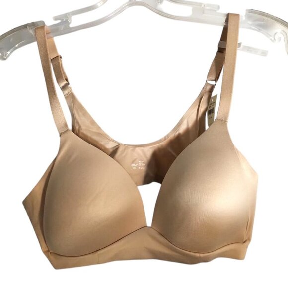 🥬NWT aerie Bra Sunnie Wireless Lightly Lined Bra Soft Stretchy Wirefree Deep V - Picture 6 of 14